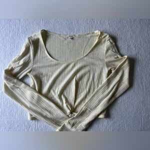 Garage Pale Yellow Long Sleeve